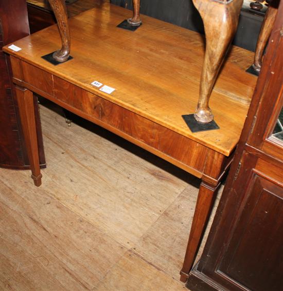 19th century Swiss walnut side table